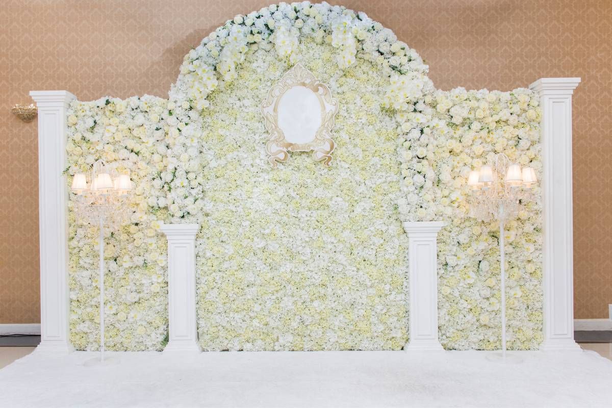 Fotowand auf der Hochzeit: Ideen für Hintergrund & Co.